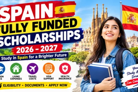 Spain Fully Funded Scholarships 2026–2027 for International Students