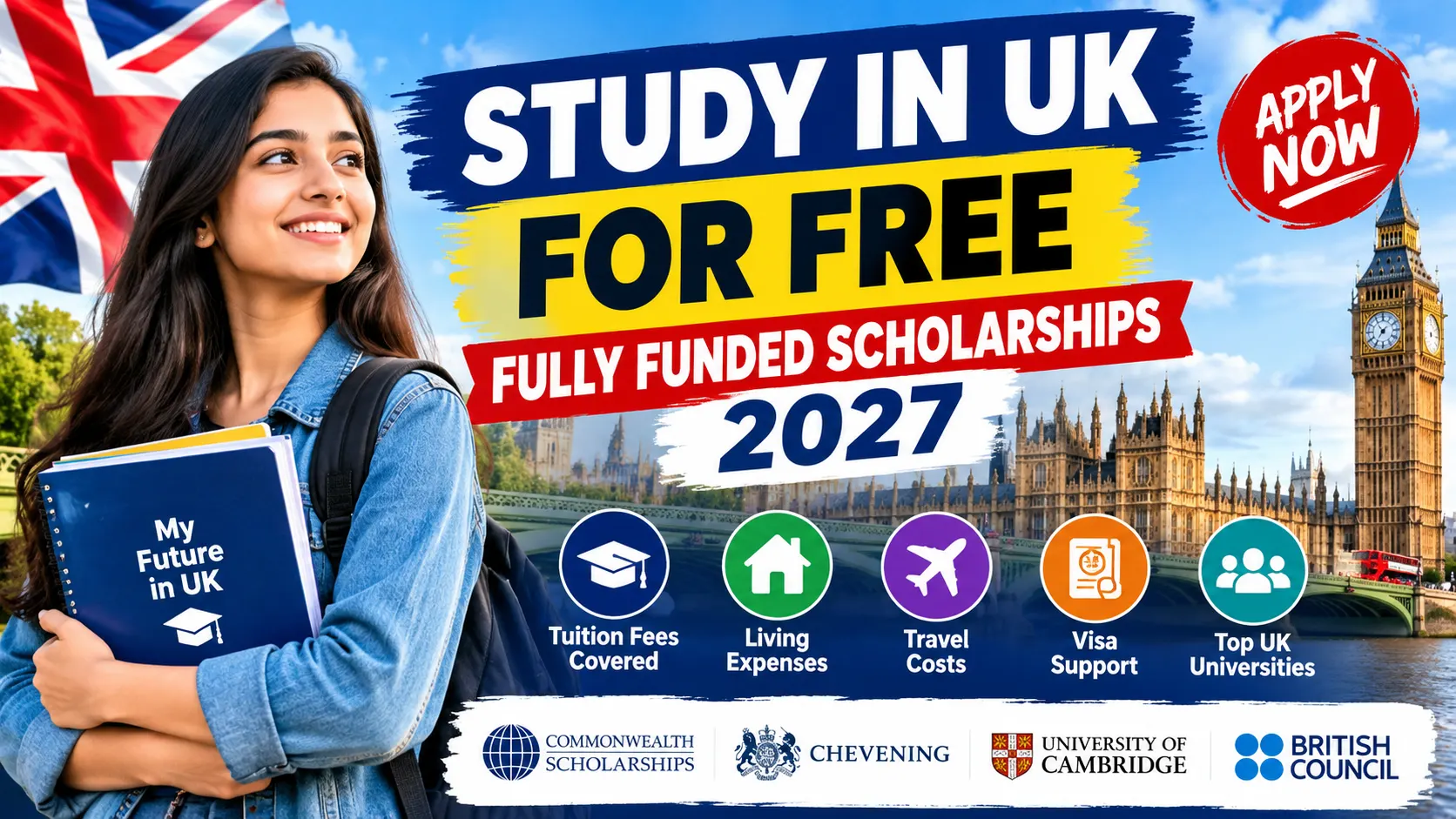 Fully Funded UK Scholarships 2027 for International Students